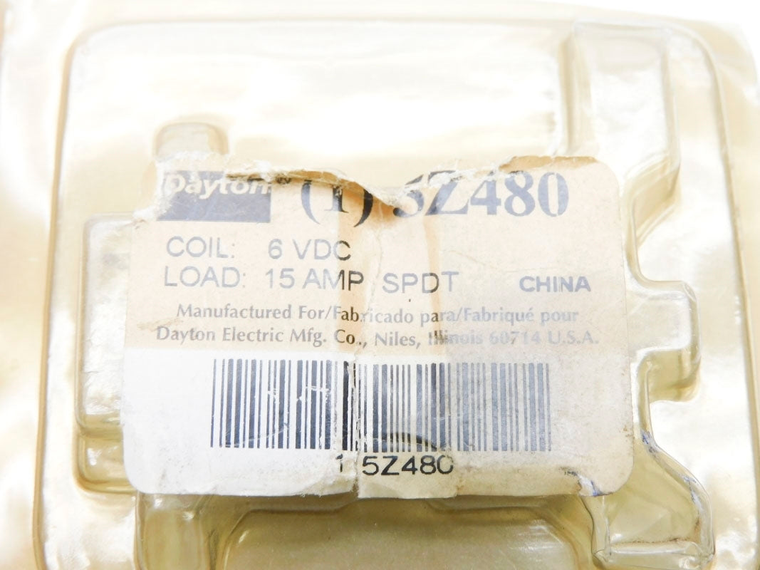 DAYTON 5Z480 6VDC 15A NSMP