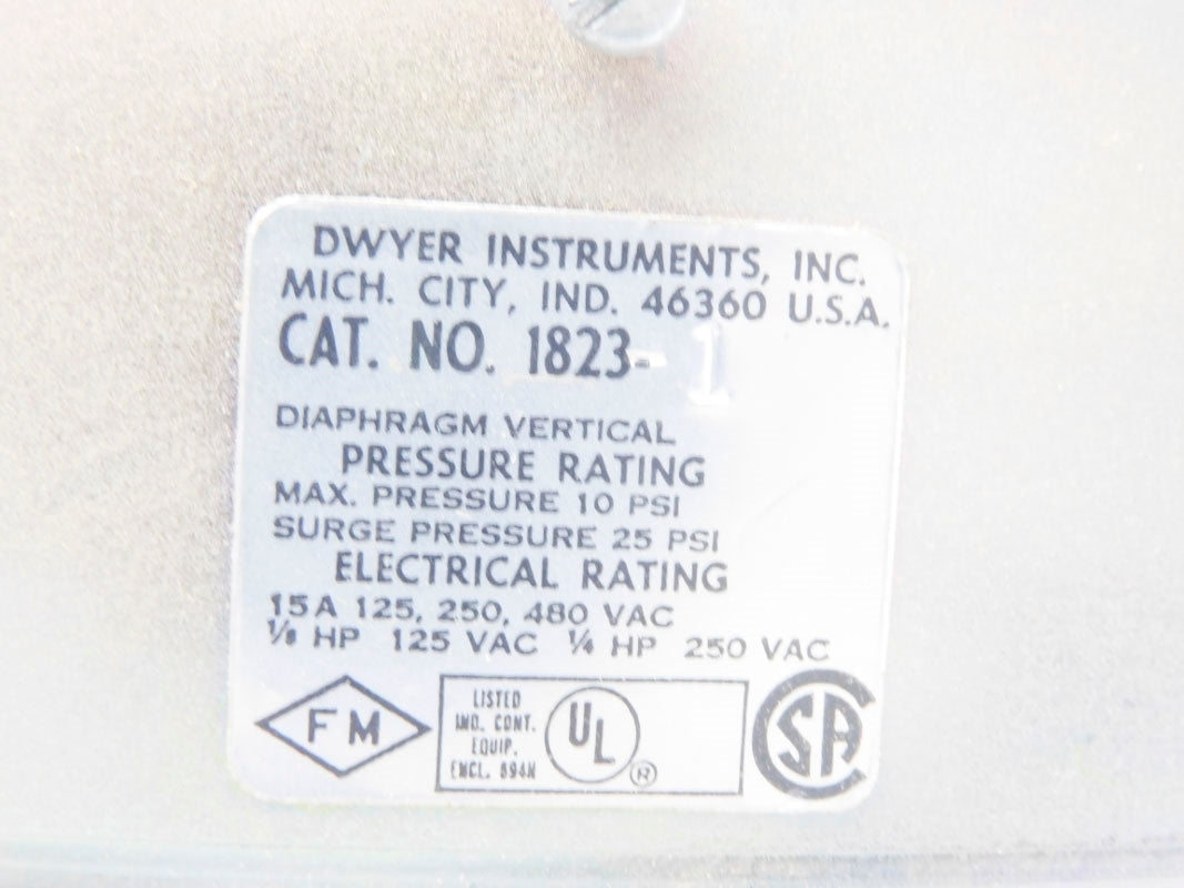 DWYER 1823-1 10PSI UNMP