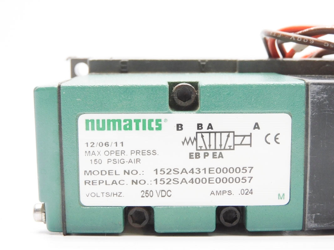 NUMATICS 152SA431E000057 250VDC 150PSIG NSNP