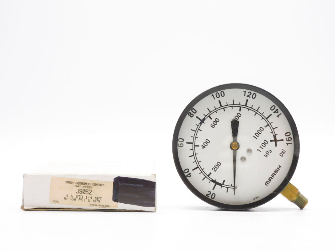 MARSH INSTRUMENT J9052 0/160PSI NSMP