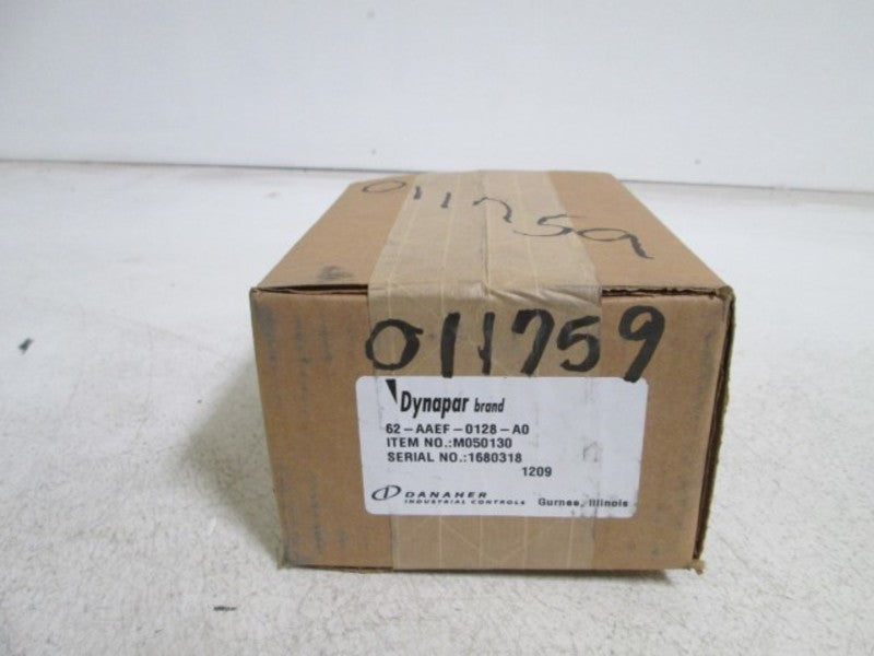 DYNAPAR ENCODER & RESOLVER 62-AAEF-0128-A0 * FACTORY SEALED *