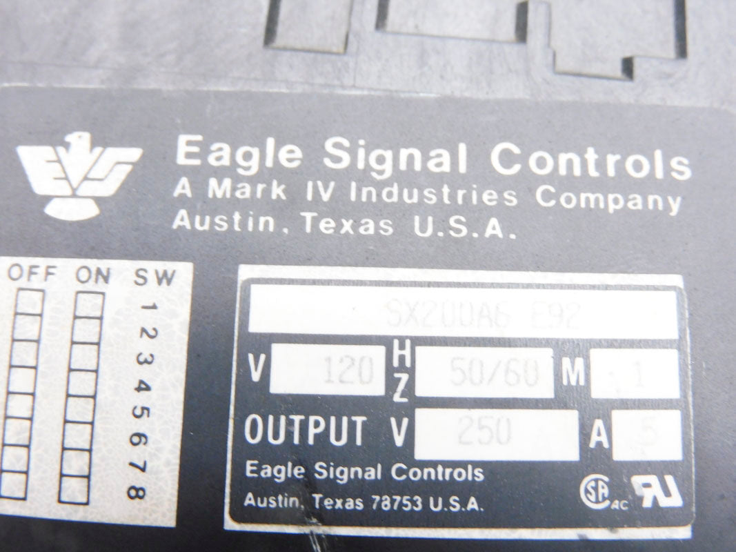 EAGLE SIGNAL CONTROLS SX200A6 E92 120V UNMP