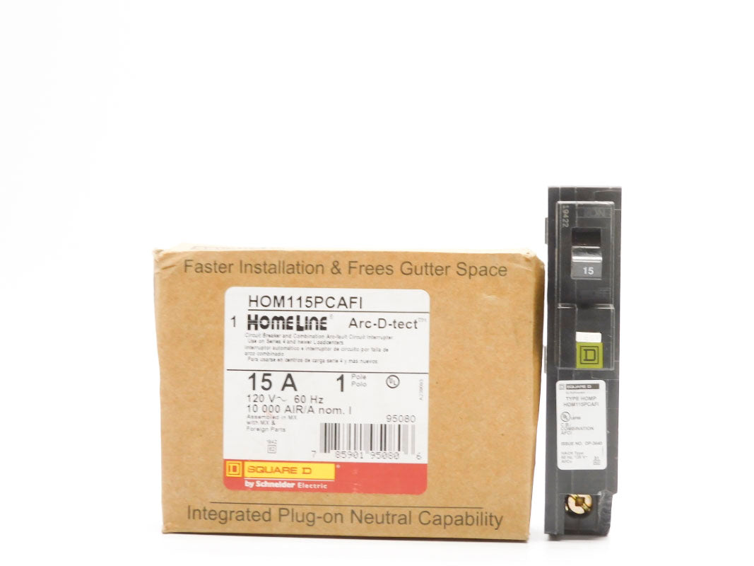 SQUARE D HOM115PCAFI 15A 120V  NSMP
