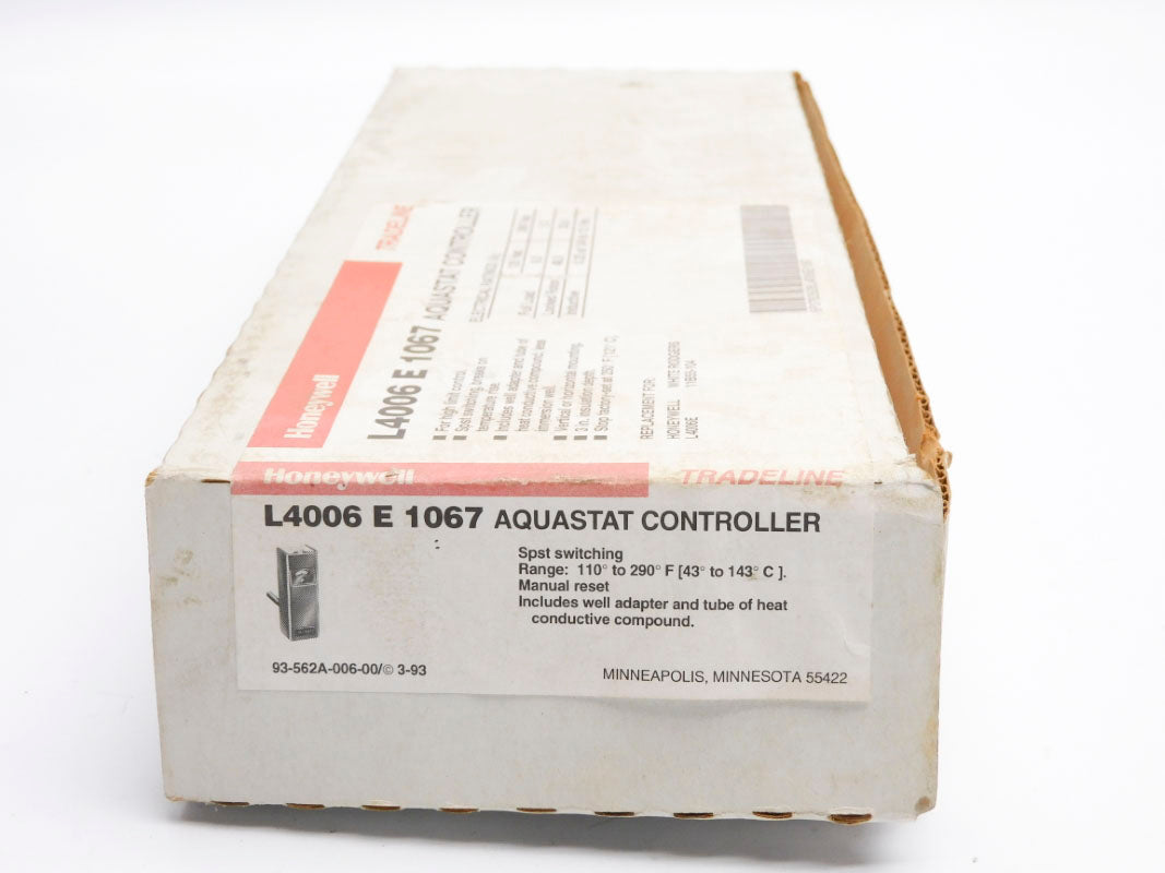 HONEYWELL L4006E1067 110-290'F 43-143'C NSMP