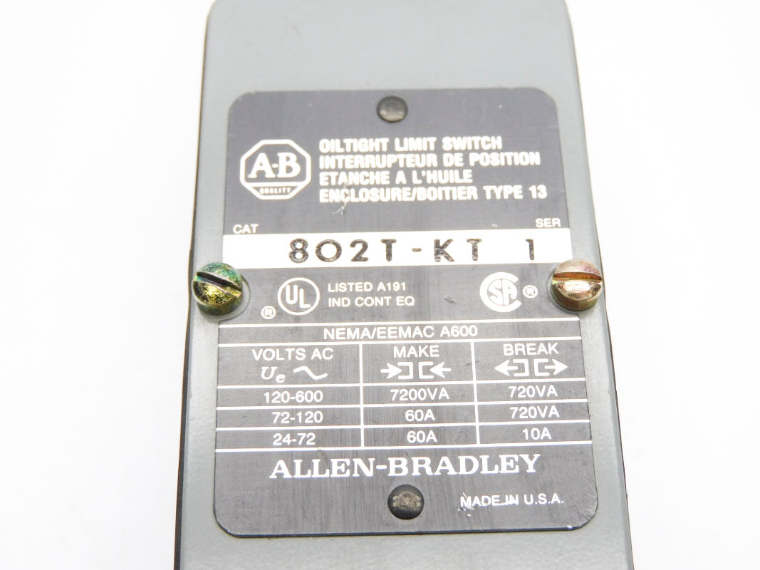 ALLEN BRADLEY 802T-KT SER. 1 NSNP