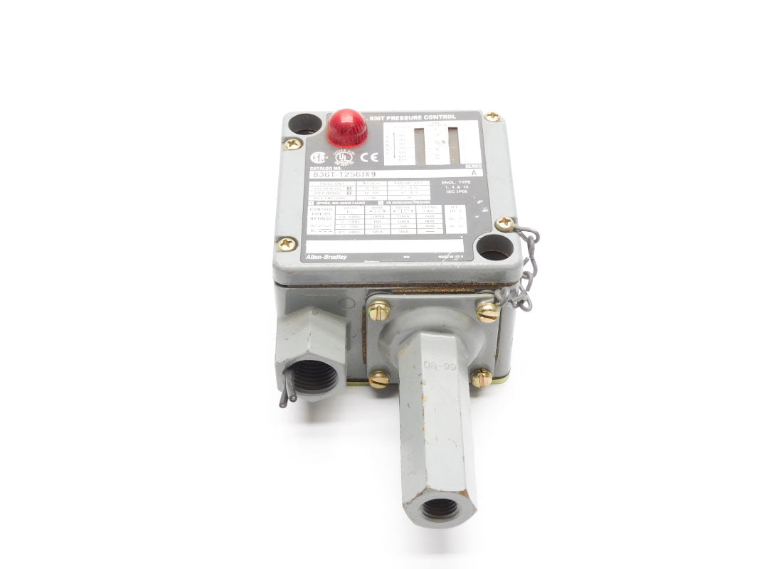 ALLEN BRADLEY 836T-T256JX9 SER. A 30-125PSI UNMP