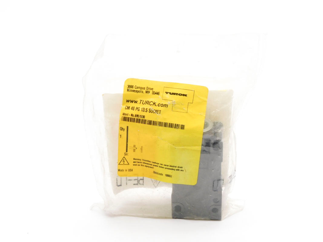 TURCK CM40PG13.5SOCKET 6951500 NSMP
