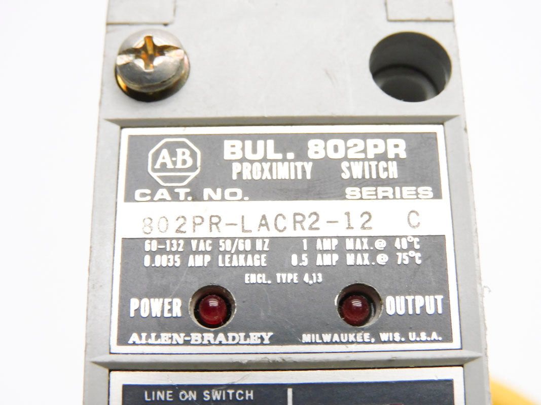 ALLEN BRADLEY 802PR-LACR2-12 SER. C UNMP