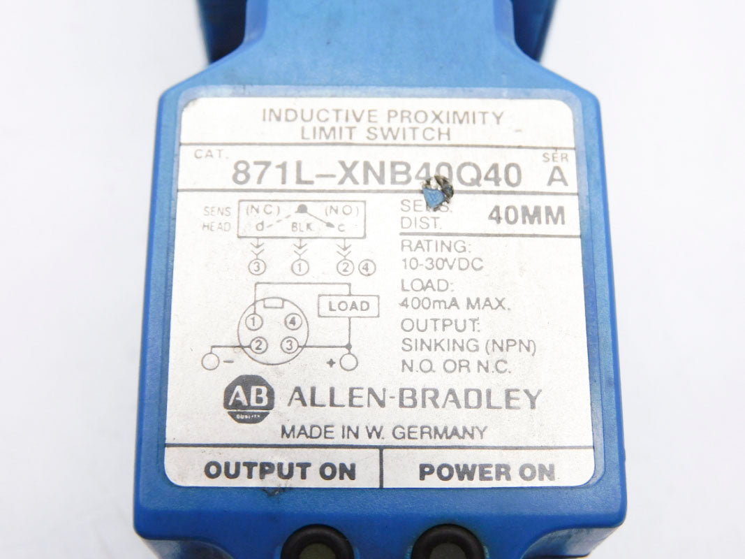 ALLEN BRADLEY 871L-XNB40Q40 SER. A NSNP