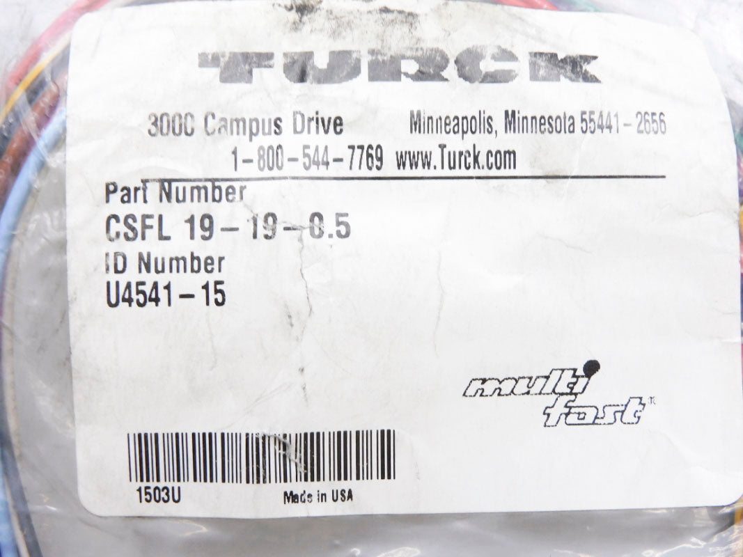 TURCK CSFL19-19-0.5 U4541-15 NSMP