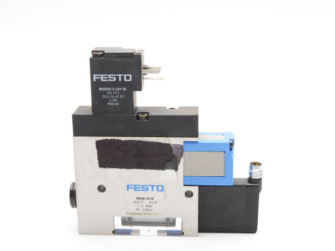 FESTO VADM-95-N 162517 SER. R102 29-116PSI UNMP