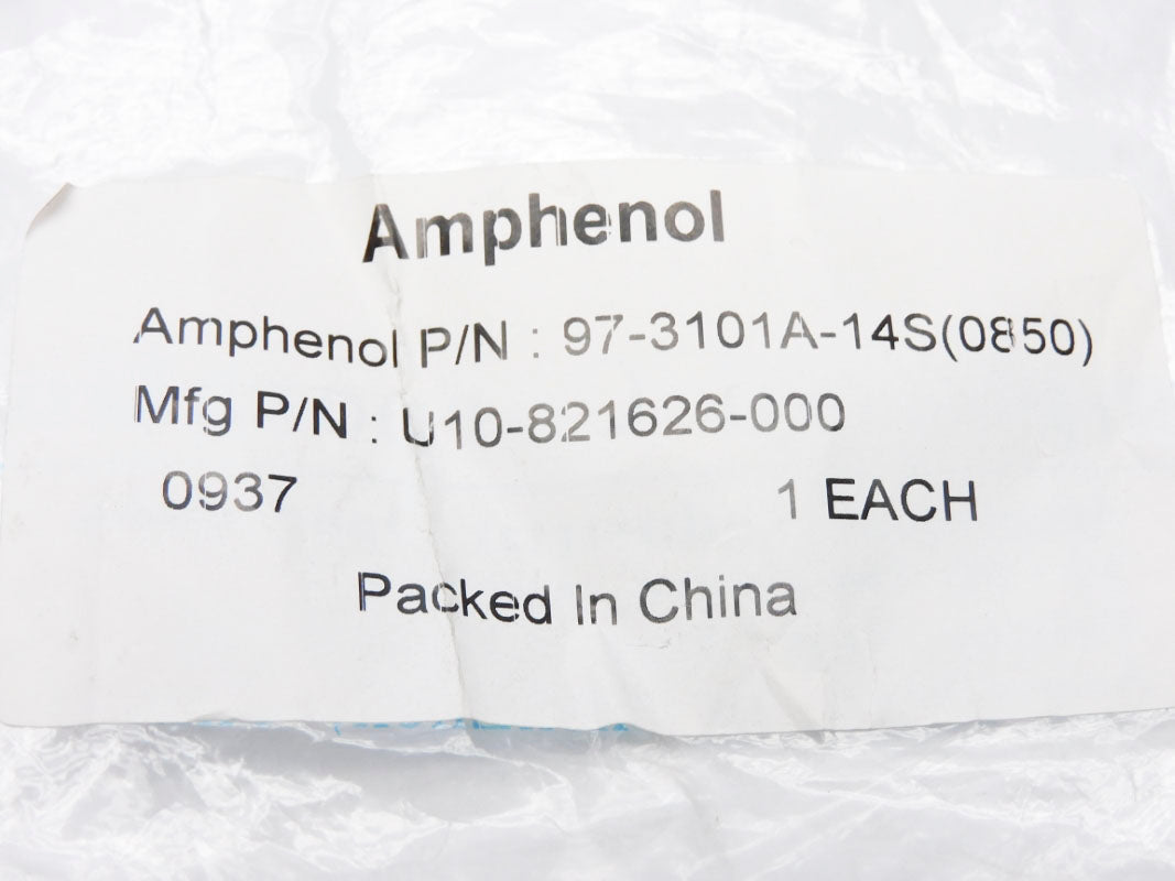AMPHENOL 97-3101A-14S(0850) U10-821626-000 NSMP