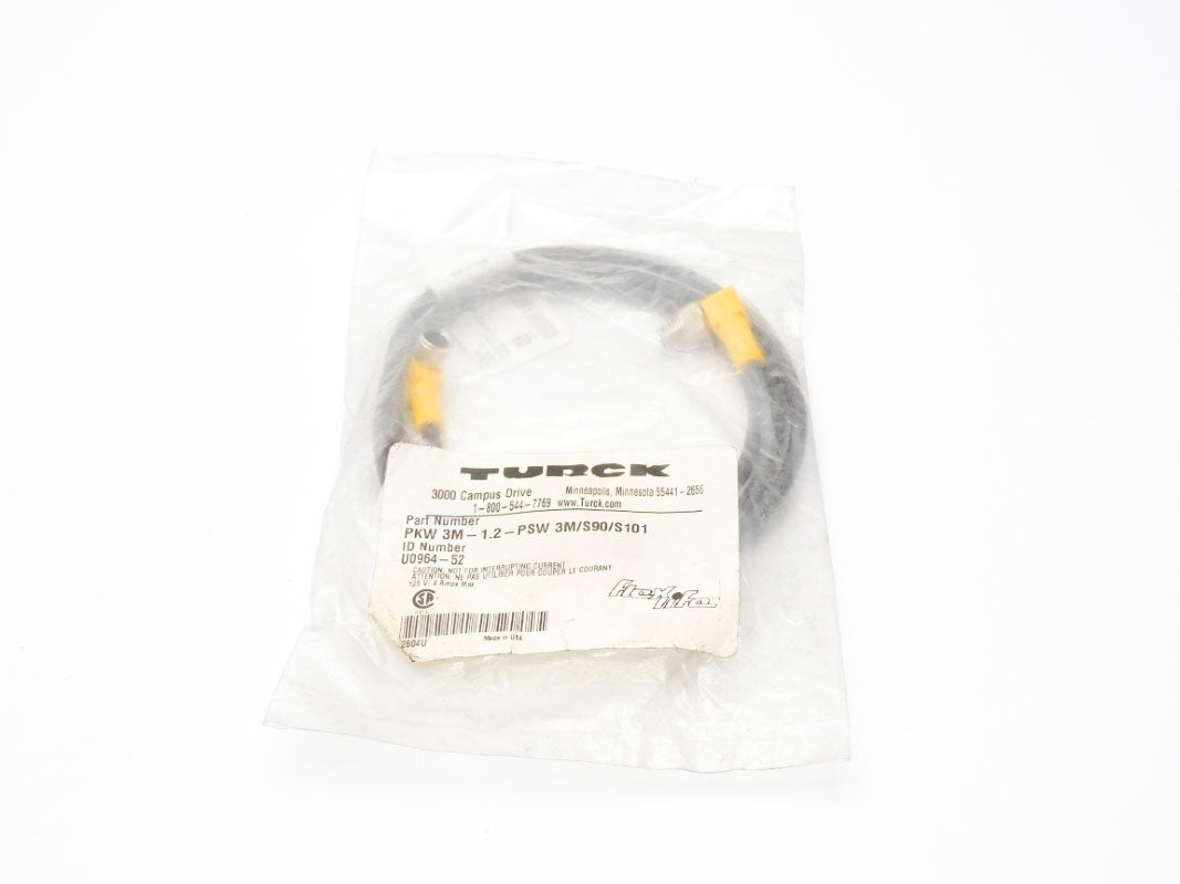 TURCK PKW3M-1.2-PSW 3M/S90/S101 U0964-52 NSMP