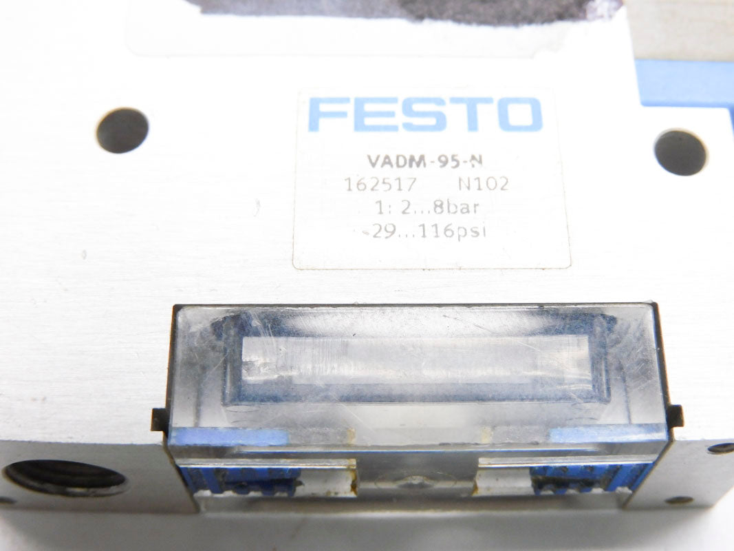 FESTO VADM-95-N 162517 SER. N102 29-116PSI UNMP