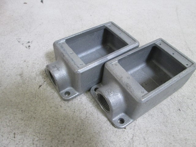 LOT OF 2 COOPER SINGLE GANG BOX FS2 *NEW IN BOX*