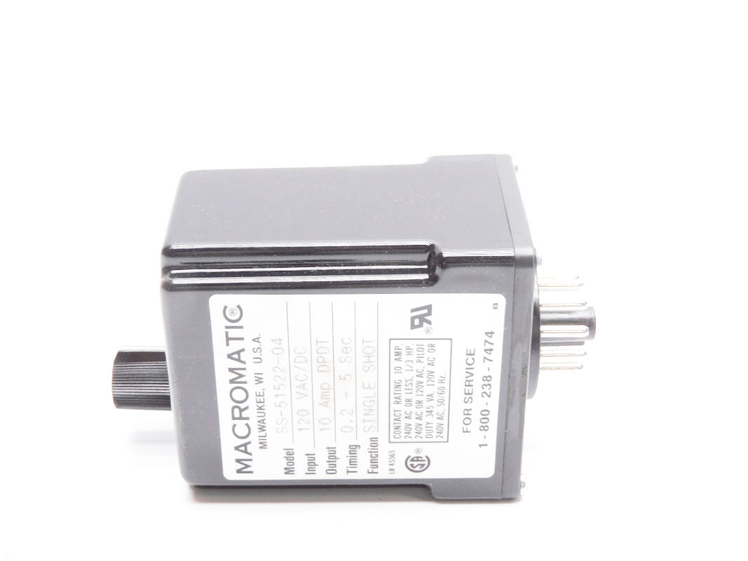 MACROMATIC SS-51522-04 120VAC/DC 0.2-5SEC NSMP