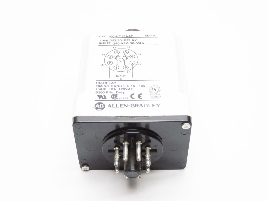 ALLEN BRADLEY 700-HT12AA2 SER. A 120VAC 0.1S-10S UNMP