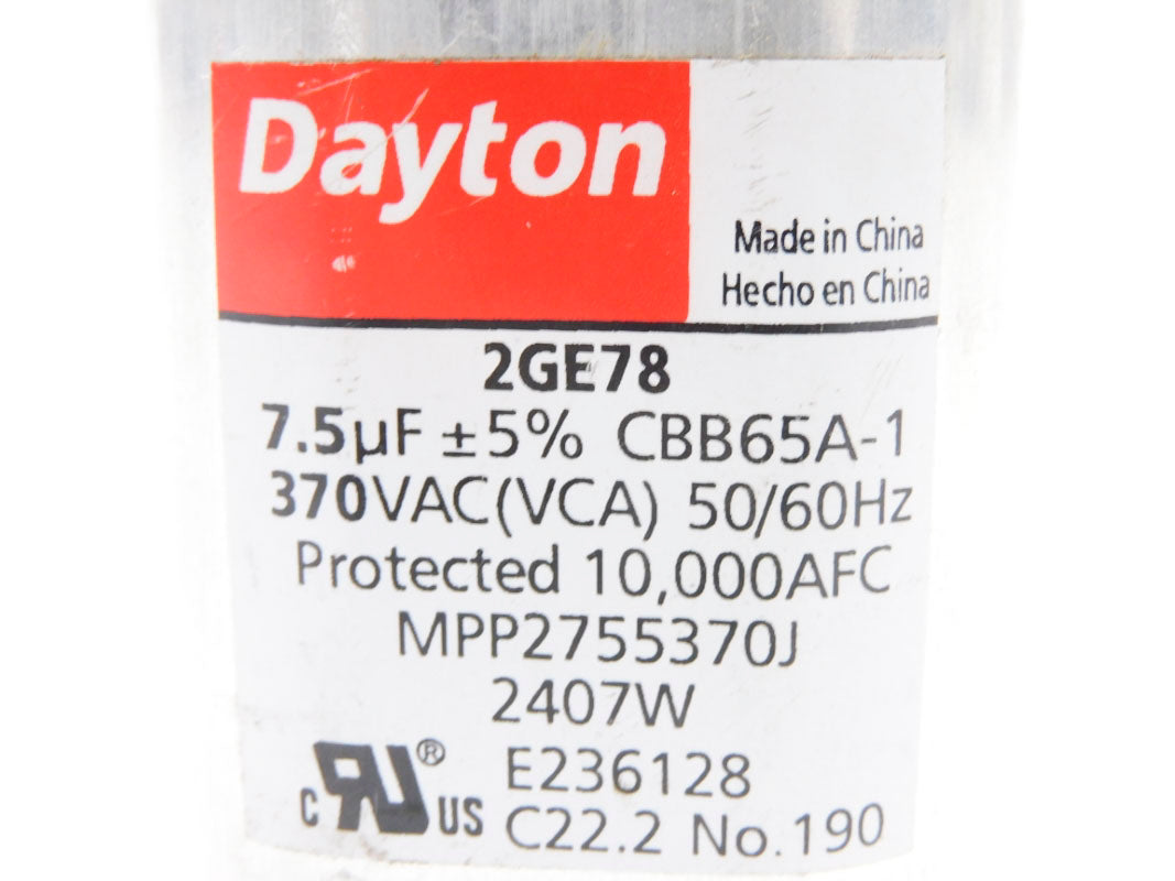 DAYTON 2GE78 UNMP