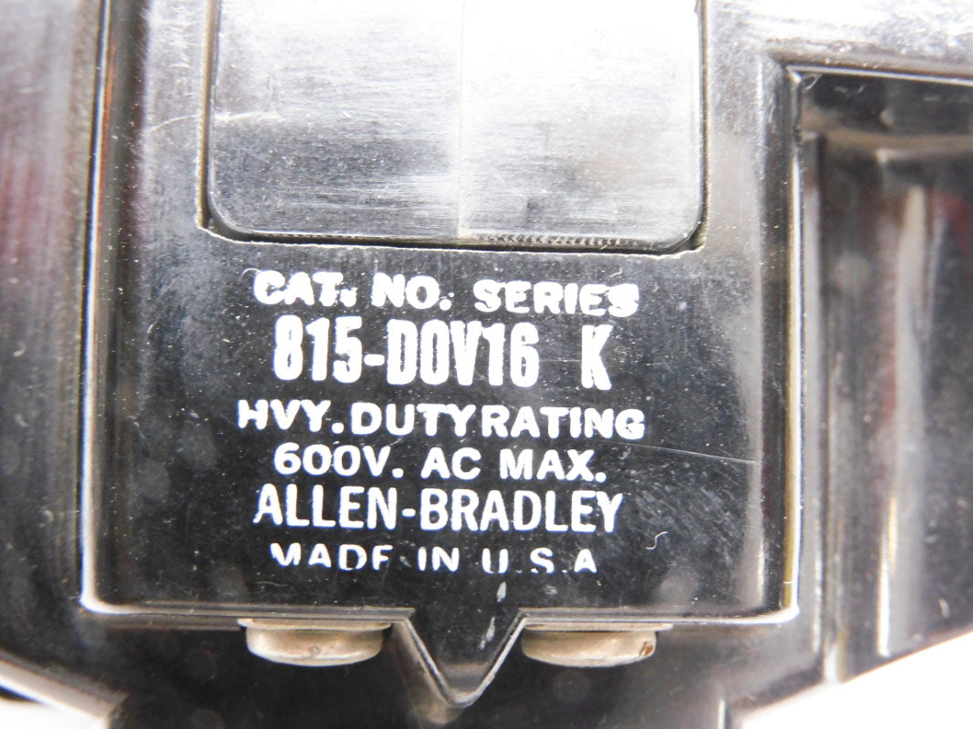 ALLEN BRADLEY 815-DOV16 SER. K 600V UNMP