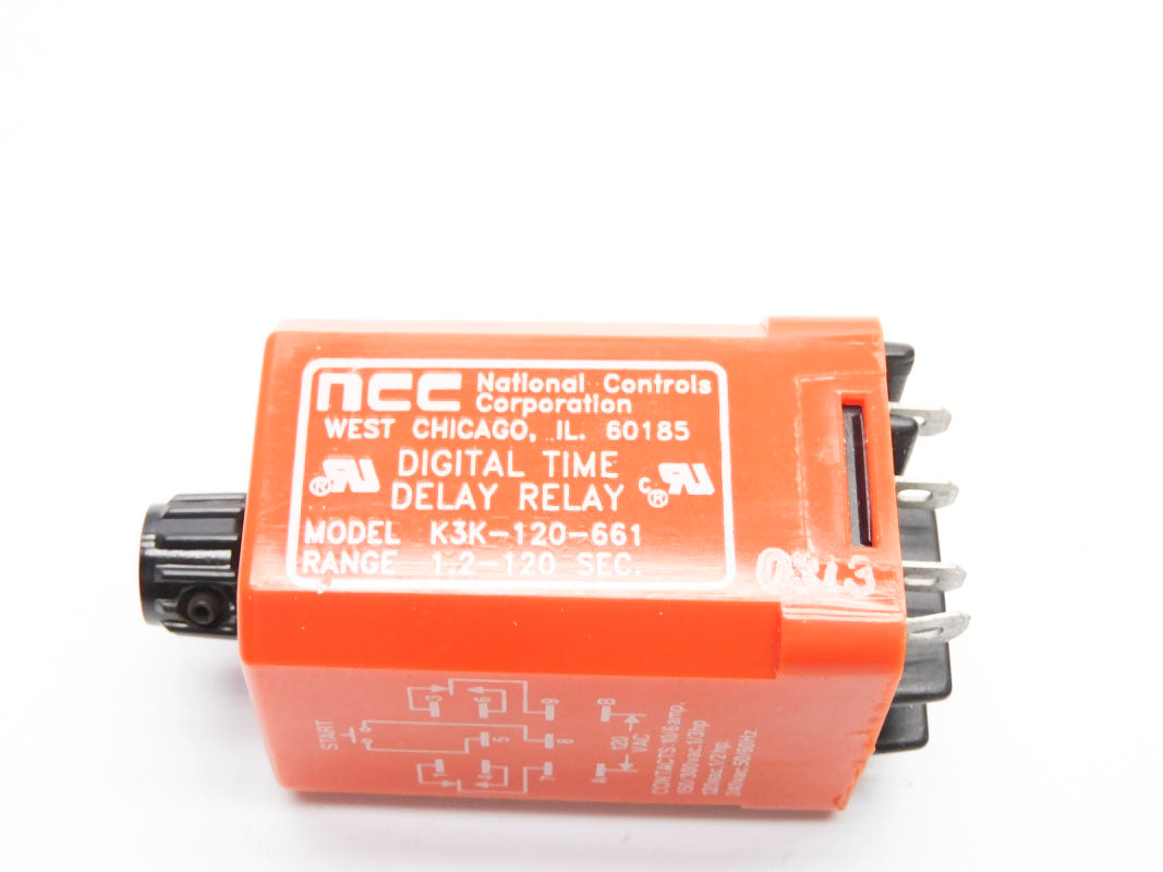 NCC K3K-120-661 1.2-120SEC. 120VAC UNMP