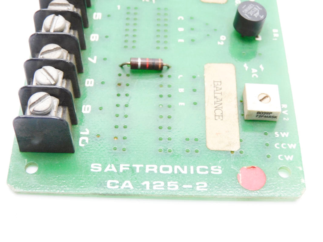 SAFTRONICS CA125-2 (AS PICTURED) UNMP