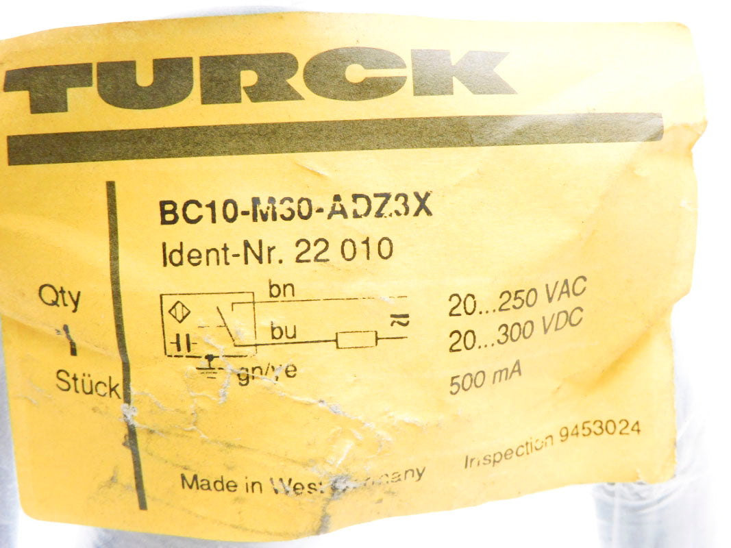 TURCK BC10-M30-ADZ3X 22010 20-300VDC NSMP