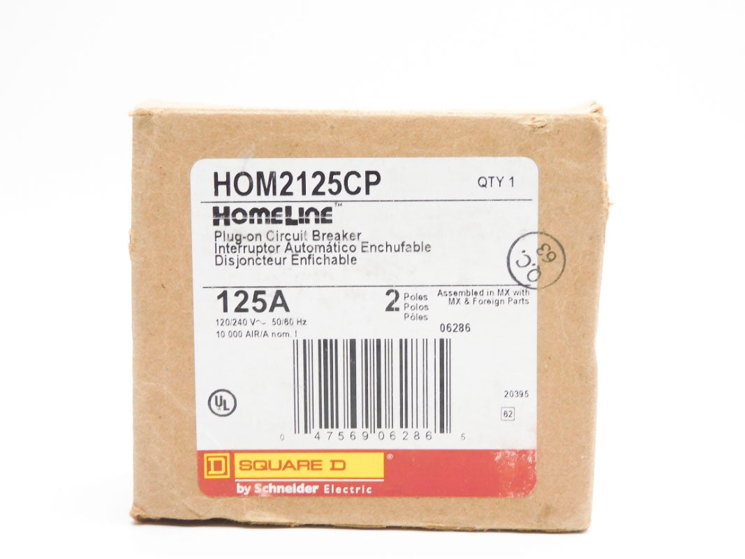 SQUARE D HOM2125CP 120/240V 125A (AS PICTURED) NSMP