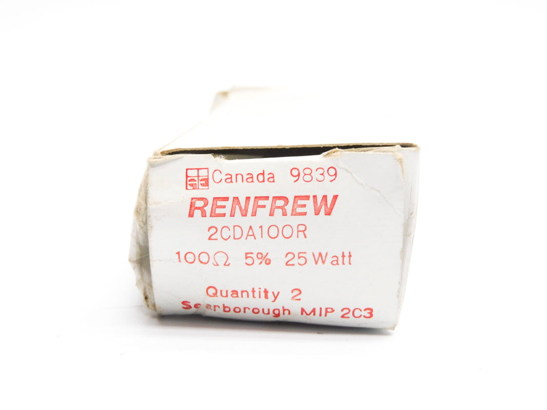 RENFREW 2CDA100R 100PHMS 25W (PKG OF 2) NSMP