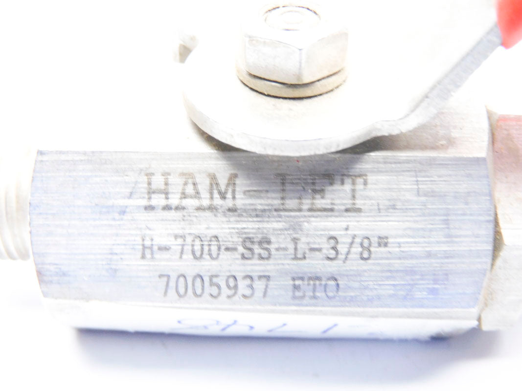HAM-LET H-700-SS-L-3/8" 3/8" UNMP