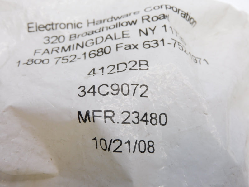 ELECTRONIC HARDWARE 412D2B 23480 NSMP