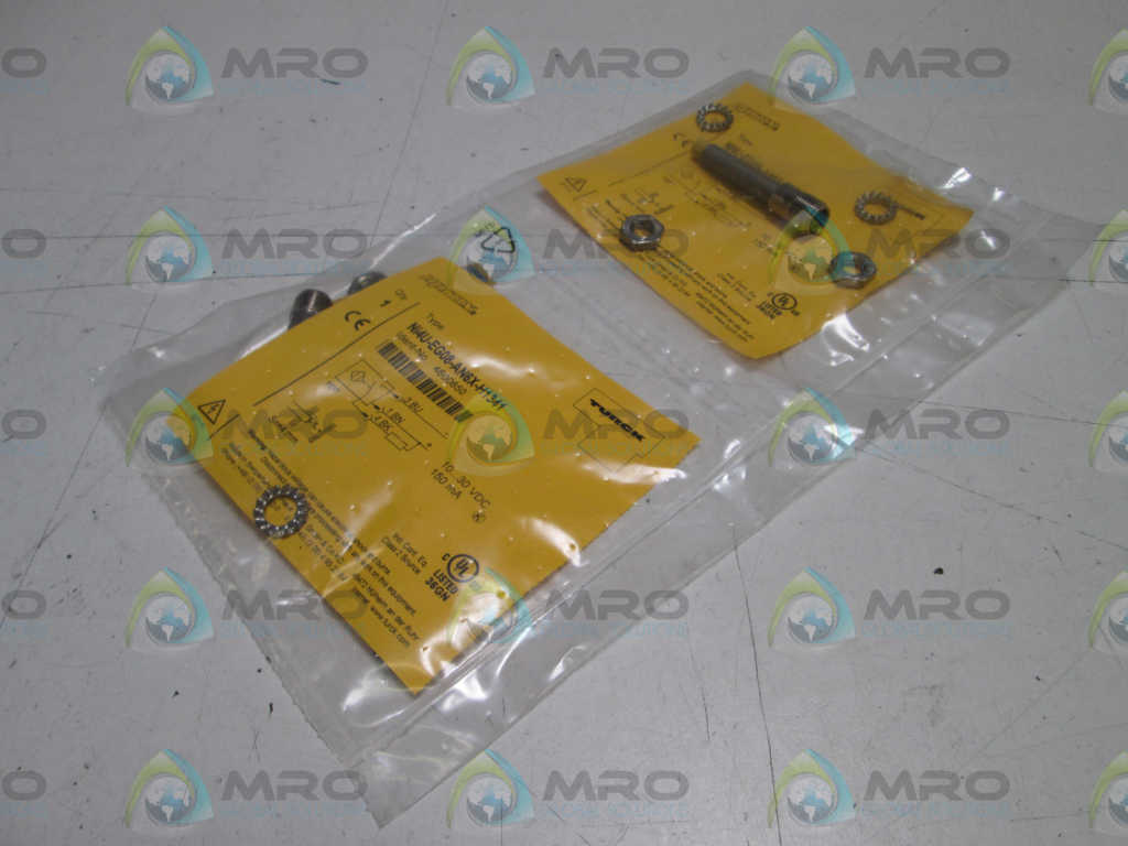 LOT OF 2 TURCK PROXIMITY SWITCH Ni4U-EG08-AN6X-H1341 *NEW IN FACTORY BAG*