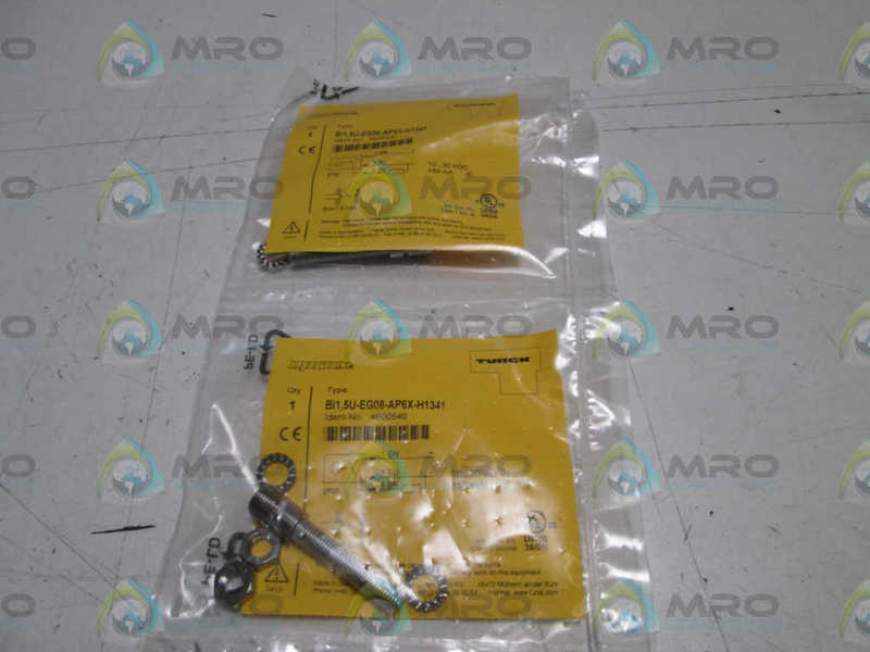 TURCK PROXIMITY SENSOR Bi1,5U-EG08-AP6X-H1341 *NEW IN FACTORY BAG*