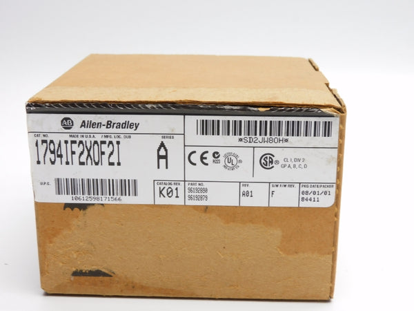 ALLEN BRADLEY 1794-IF2X0F21 SER. A F/W F 24VDC NSMP