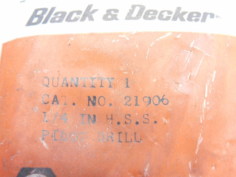 BLACK&DECKER 21906 1/4" NSMP