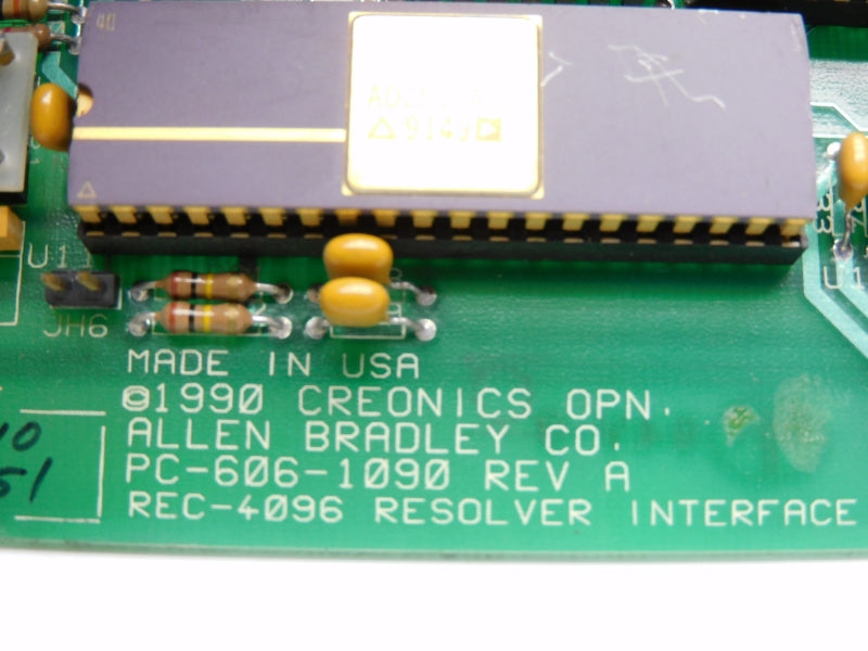 ALLEN BRADLEY PC-606-1090 REV. A UNMP