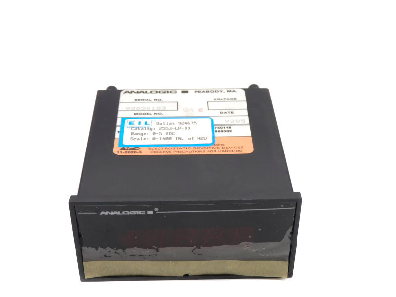 EIL 2553-LP-XX 0-5VDC 0-1400"H2O UNMP