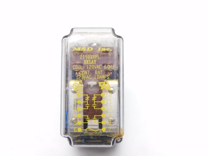 MSD 219BBXPL 120VAC 10A UNMP