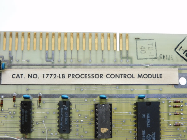 ALLEN BRADLEY 1772-LB SER. B F/W 6 UNMP