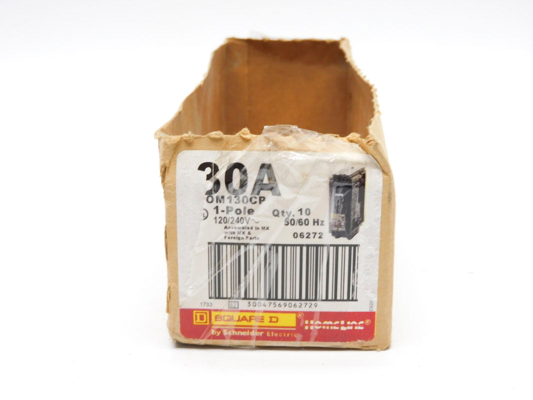 SQUARE D HOM130CP 120/240V 30A (PKG OF 10) NSMP