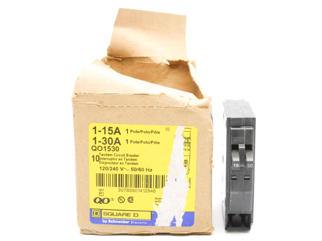 SQUARE D QO1530 15/30A 120/240V (PKG OF 10) NSMP