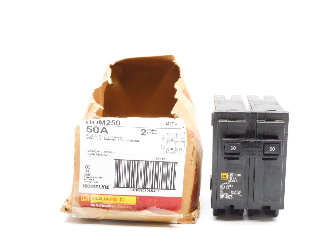 SQUARE D HOM250 50A 120/240V (PKG OF 5) NSMP