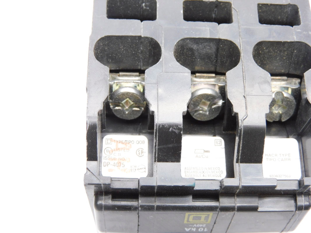 SQUARE D QOB315 240V 15A (PKG OF 3) NSMP