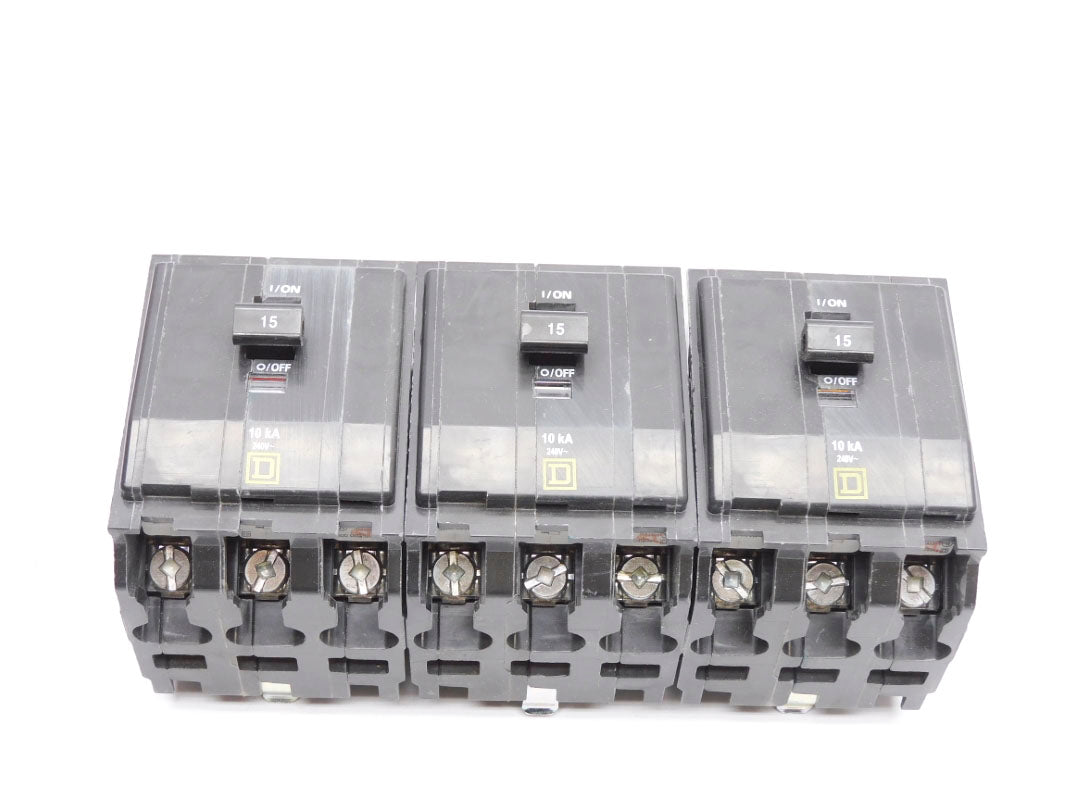 SQUARE D QOB315 240V 15A (PKG OF 3) NSMP