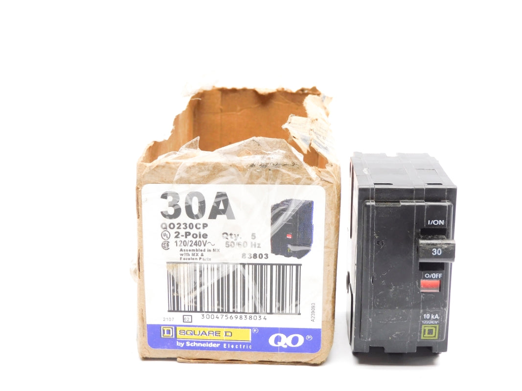 SQUARE D QO230CP 120/240V 30A (PKG OF 5) NSMP