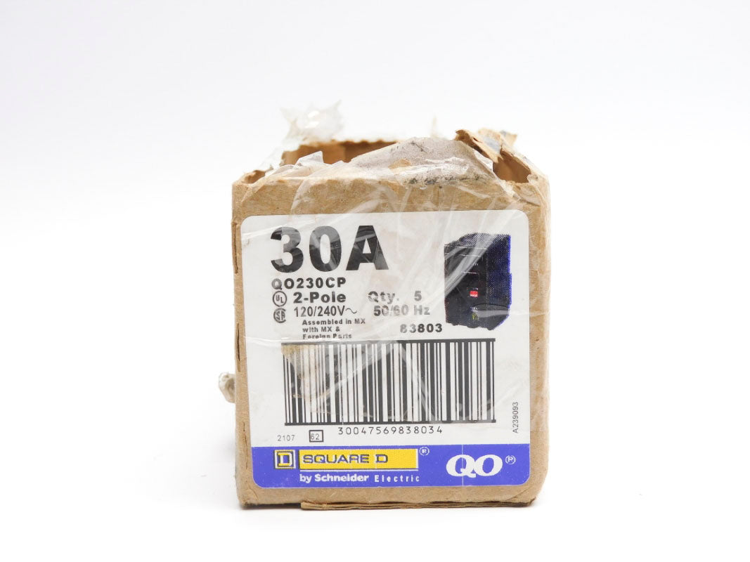 SQUARE D QO230CP 120/240V 30A (PKG OF 5) NSMP