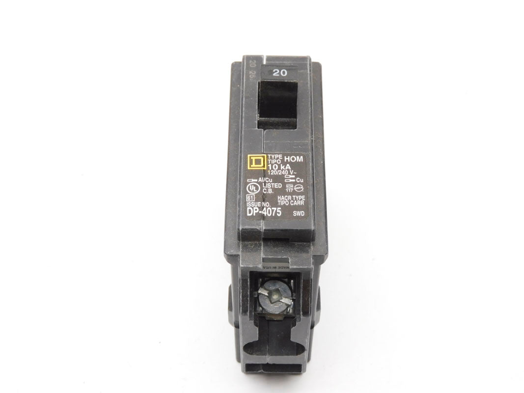 SQUARE D HOM120 120/240V 20A (PKG OF 10) NSMP