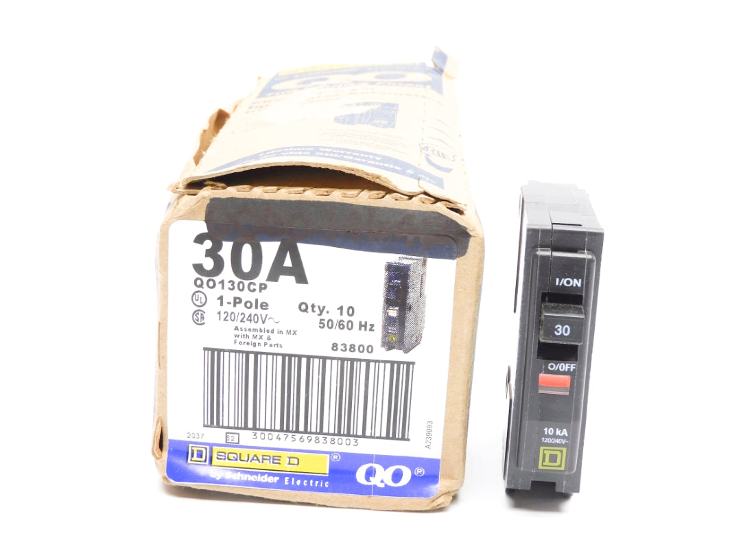 SQUARE D QO130CP 120/240V 30A (PKG OF 10) NSMP