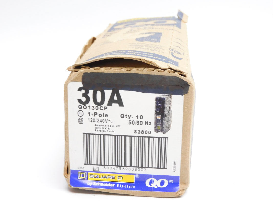 SQUARE D QO130CP 120/240V 30A (PKG OF 10) NSMP