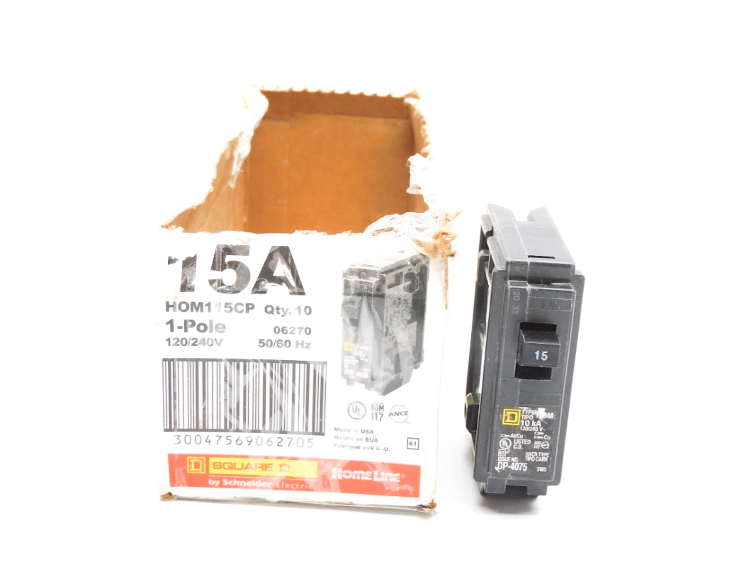 SQUARE D HOM115 15A 120/240V (PKG OF 10) NSMP