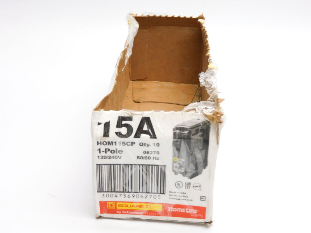 SQUARE D HOM115 15A 120/240V (PKG OF 10) NSMP